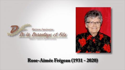 Rose-Aimée Frégeau (1931 - 2020)