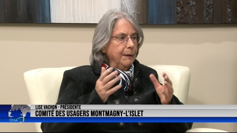 Entrevue - Lise Vachon, présidente du comité des usagers Montmagny-L'Islet - 9 novembre 2021