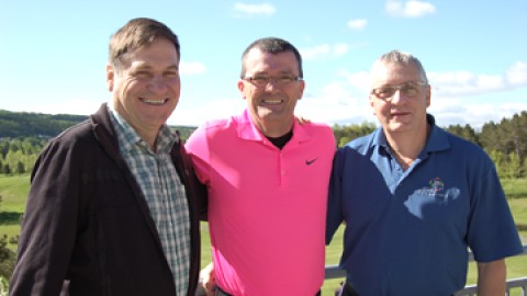 Gaétan Dubé, président d'honneur du 8e tournoi de golf de la Fondation École Polyvalente La Pocatière
