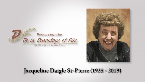 Jacqueline Daigle St-Pierre (1928 - 2019)