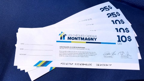 La Société de développement économique lance les nouveaux chèques-cadeaux Montmagny