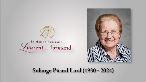 Solange Picard Lord (1930 - 2024)