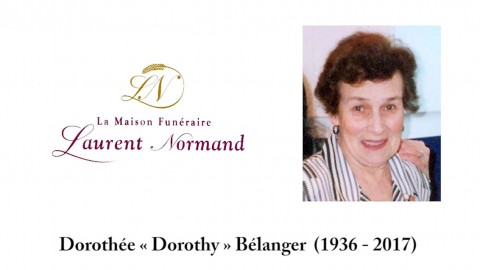 Dorothée « Dorothy » Bélanger (1936 - 2017)