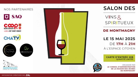 Le Salon des vins et spiritueux de Montmagny arrive bientôt!