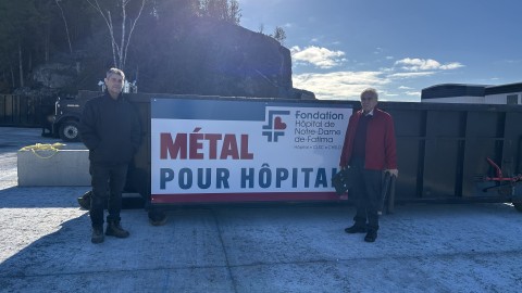 Du métal pour l'hôpital Notre-Dame De Fatima de La Pocatière