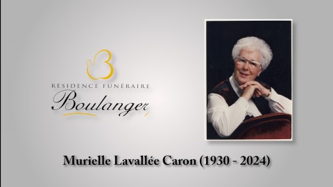 Murielle Lavallée Caron (1930 - 2024)