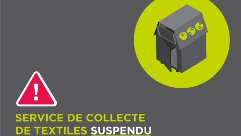 COVID-19 : L’Élan collectif suspend son service de collecte de textiles