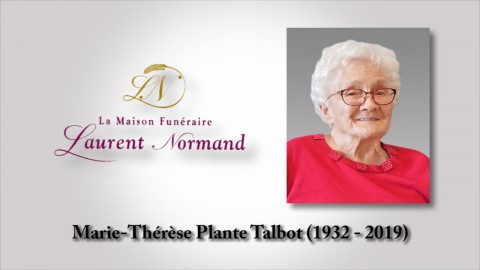 Marie-Thérèse Plante Talbot (1932 - 2019)