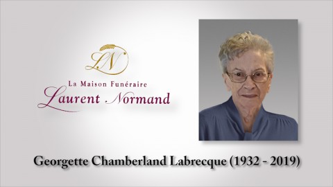 Georgette Chamberland Labrecque (1932 - 2019)