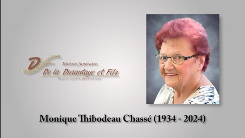 Monique Thibodeau Chassé (1934 - 2024)