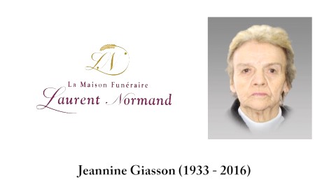 Jeannine Giasson (1933 - 2016)