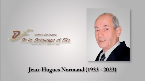 Jean-Hugues Normand (1933 - 2023)