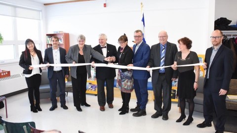 Inauguration de la bibliothèque municipale et scolaire de Saint-André