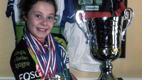 Rosélie Roy-Caron, championne cycliste