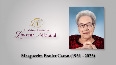 Marguerite Boulet Caron (1931 - 2023)