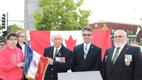 Dévoilement de la plaque souvenir à la mémoire des Magnymontois tombés à la guerre