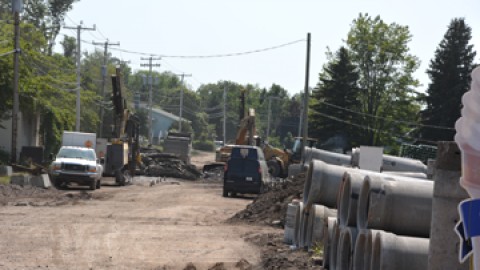 Une partie des travaux reportée en 2014 à Saint-Roch-des-Aulnaies