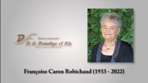 Françoise Caron Robichaud (1933 - 2022)