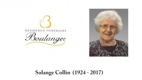 Solange Collin (1924 - 2017)