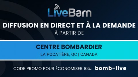 La plateforme de diffusion LiveBarn fait son entrée au Centre Bombardier