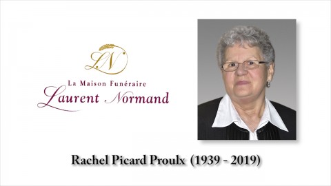 Rachel Picard Proulx (1939 - 2019)