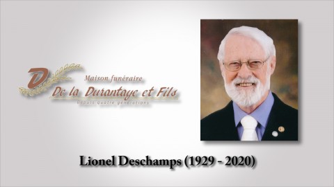 Lionel Deschamps (1929 - 2020)