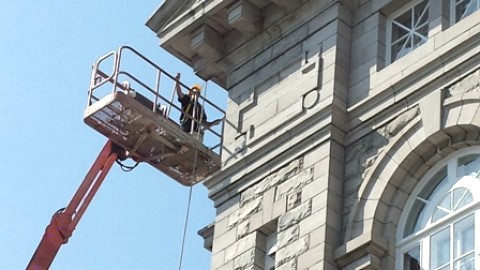 Travaux d'entretien au Collège Saint-Anne-de-la-Pocatière