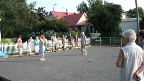 Inauguration du terrain de pétanque de L'Islet