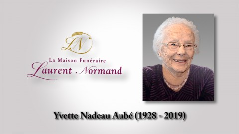 Yvette Nadeau Aubé (1928 - 2019)