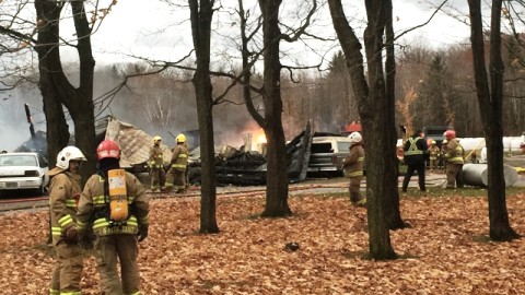 Incendie à Cap-Saint-Ignace