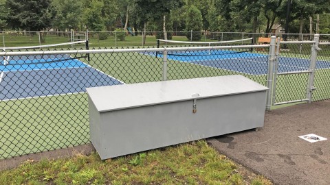 Installation d’un nouveau système de rangement sécurisé au parc Saint-Nicolas