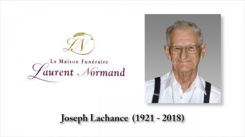 Joseph Lachance (1921 - 2018)
