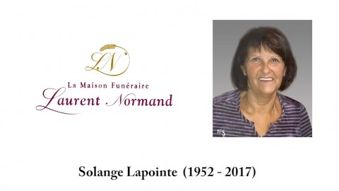 Solange Lapointe (1952 - 2017)