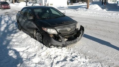 Accident sur la 3e avenue à Montmagny