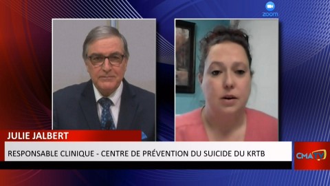 Entrevue - Julie Jalbert, Responsable clinique - Centre de prévention suicide du KRTB - 4 février 2021