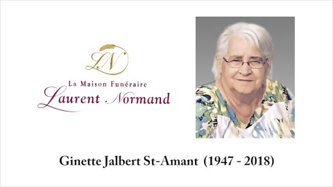 Ginette Jalbert St-Amant  (1947 - 2018)