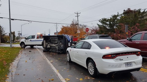 Accident Chemin des Poirier / St-Jean-Baptiste ouest à Montmagny