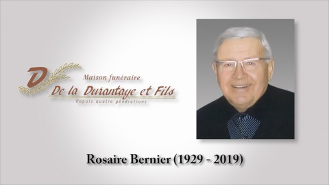Rosaire Bernier (1929 - 2019)