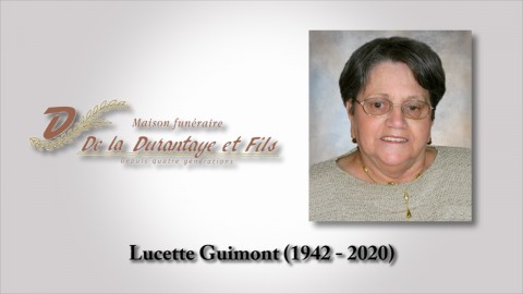 Lucette Guimont (1942 - 2020)