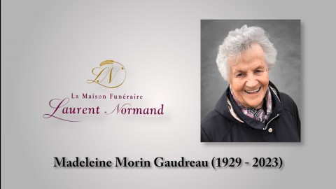 Madeleine Morin Gaudreau (1929 - 2023)