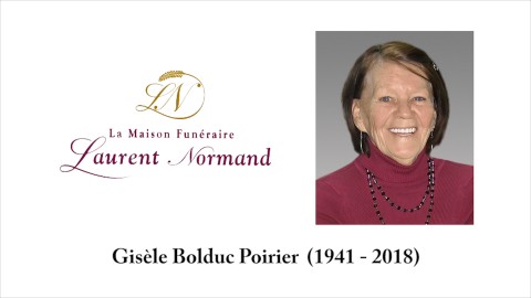 Gisèle Bolduc Poirier  (1941 - 2018)