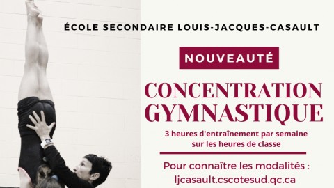 Nouvelle concentration sportive de gymnastique à Montmagny 