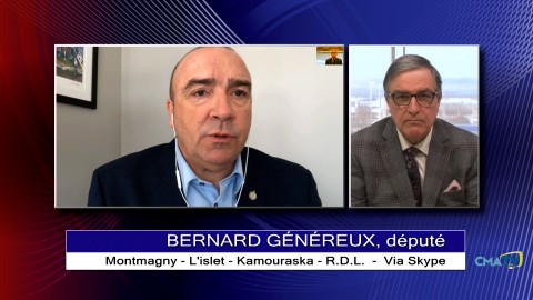 Entrevue - Bernard Généreux, député MLK-RDL - 31 mars 2020