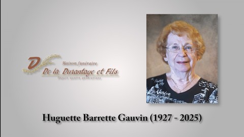 Huguette Barrette Gauvin (1927 - 2025)