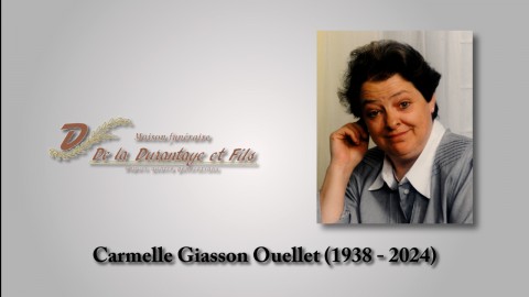Carmelle Giasson Ouellet (1938 - 2024)