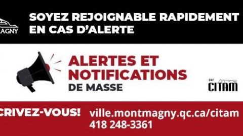 La Ville de Montmagny met en fonction son système d'alerte de masse