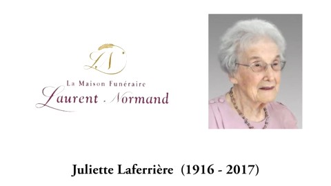 Juliette Laferrière (1916 - 2017)