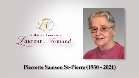 Pierrette Samson St-Pierre (1930 - 2021)