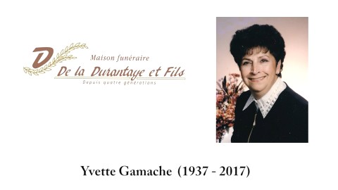 Yvette Gamache (1937 - 2017)