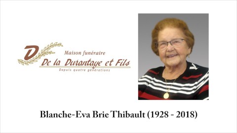 Blanche-Eva Brie Thibault (1928 - 2018)